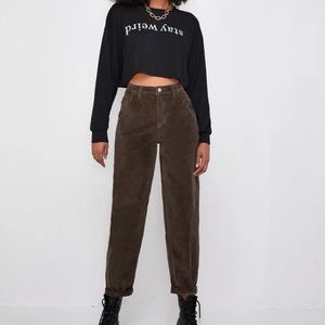 *NWOT* SHEIN High Waist Corduroy Pants
